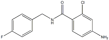 4-amino-2-chloro-N-(4-fluorobenzyl)benzamide Struktur