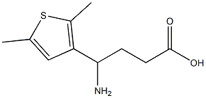 4-amino-4-(2,5-dimethylthiophen-3-yl)butanoic acid Struktur