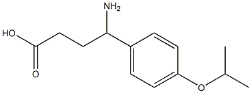 4-amino-4-[4-(propan-2-yloxy)phenyl]butanoic acid Struktur