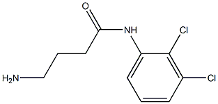 4-amino-N-(2,3-dichlorophenyl)butanamide Struktur