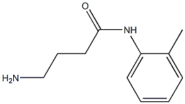 4-amino-N-(2-methylphenyl)butanamide Struktur