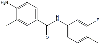 4-amino-N-(3-fluoro-4-methylphenyl)-3-methylbenzamide Struktur