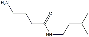 4-amino-N-(3-methylbutyl)butanamide Struktur