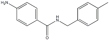 4-amino-N-(4-methylbenzyl)benzamide Struktur