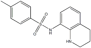 4-methyl-N-(1,2,3,4-tetrahydroquinolin-8-yl)benzene-1-sulfonamide Struktur