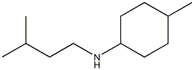 4-methyl-N-(3-methylbutyl)cyclohexan-1-amine Struktur