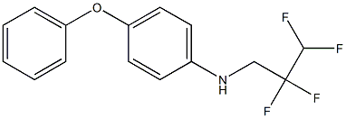 4-phenoxy-N-(2,2,3,3-tetrafluoropropyl)aniline Struktur