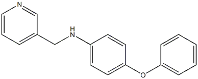 4-phenoxy-N-(pyridin-3-ylmethyl)aniline Struktur