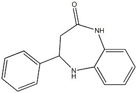 4-phenyl-2,3,4,5-tetrahydro-1H-1,5-benzodiazepin-2-one Struktur