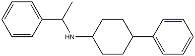 4-phenyl-N-(1-phenylethyl)cyclohexan-1-amine Struktur