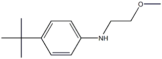 4-tert-butyl-N-(2-methoxyethyl)aniline Struktur