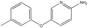 5-(3-methylphenoxy)pyridin-2-amine Struktur