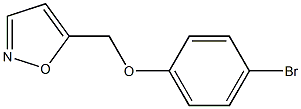 5-(4-bromophenoxymethyl)-1,2-oxazole Struktur