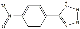 5-(4-nitrophenyl)-1H-1,2,3,4-tetrazole Struktur