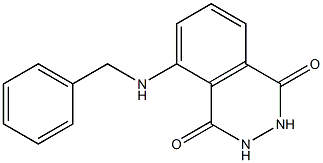 5-(benzylamino)-1,2,3,4-tetrahydrophthalazine-1,4-dione Struktur