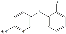 5-[(2-chlorophenyl)sulfanyl]pyridin-2-amine Struktur