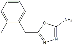 5-[(2-methylphenyl)methyl]-1,3,4-oxadiazol-2-amine Struktur