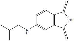 5-[(2-methylpropyl)amino]-2,3-dihydro-1H-isoindole-1,3-dione 結(jié)構(gòu)式