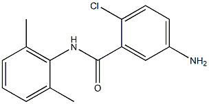 5-amino-2-chloro-N-(2,6-dimethylphenyl)benzamide Struktur