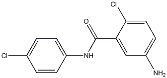 5-amino-2-chloro-N-(4-chlorophenyl)benzamide Struktur