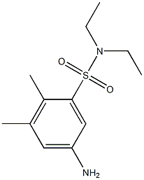 5-amino-N,N-diethyl-2,3-dimethylbenzene-1-sulfonamide Struktur