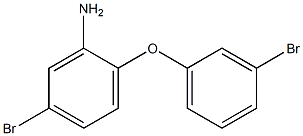 5-bromo-2-(3-bromophenoxy)aniline Struktur