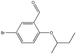 5-bromo-2-(butan-2-yloxy)benzaldehyde Struktur