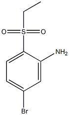 5-bromo-2-(ethylsulfonyl)aniline Struktur