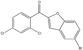 5-bromo-2-[(2,4-dichlorophenyl)carbonyl]-1-benzofuran Struktur