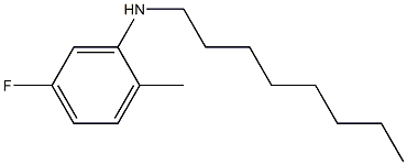 5-fluoro-2-methyl-N-octylaniline Struktur