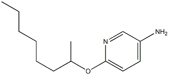 6-(octan-2-yloxy)pyridin-3-amine Struktur