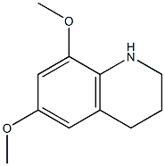 6,8-dimethoxy-1,2,3,4-tetrahydroquinoline Struktur