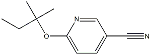 6-[(2-methylbutan-2-yl)oxy]pyridine-3-carbonitrile Struktur