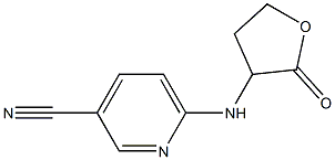 6-[(2-oxooxolan-3-yl)amino]pyridine-3-carbonitrile Struktur