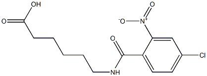 6-[(4-chloro-2-nitrophenyl)formamido]hexanoic acid Struktur