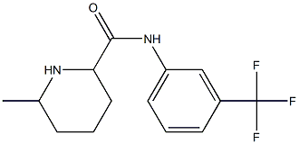 6-methyl-N-[3-(trifluoromethyl)phenyl]piperidine-2-carboxamide Struktur