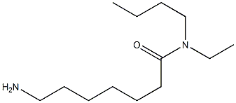 7-amino-N-butyl-N-ethylheptanamide Struktur