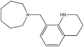 8-(azepan-1-ylmethyl)-1,2,3,4-tetrahydroquinoline Struktur