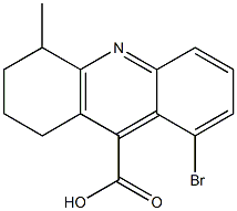 8-bromo-4-methyl-1,2,3,4-tetrahydroacridine-9-carboxylic acid Struktur