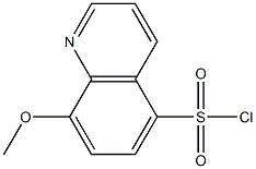 8-methoxyquinoline-5-sulfonyl chloride Struktur