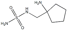 amino-N-[1-(aminomethyl)cyclopentyl]sulfonamide Struktur