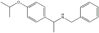 benzyl({1-[4-(propan-2-yloxy)phenyl]ethyl})amine Struktur