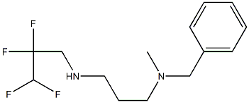 benzyl(methyl){3-[(2,2,3,3-tetrafluoropropyl)amino]propyl}amine Struktur