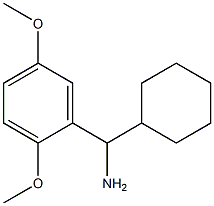 cyclohexyl(2,5-dimethoxyphenyl)methanamine Struktur