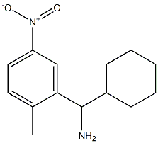 cyclohexyl(2-methyl-5-nitrophenyl)methanamine Struktur