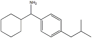 cyclohexyl[4-(2-methylpropyl)phenyl]methanamine Struktur