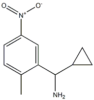 cyclopropyl(2-methyl-5-nitrophenyl)methanamine Struktur