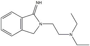 diethyl[2-(1-imino-2,3-dihydro-1H-isoindol-2-yl)ethyl]amine Struktur