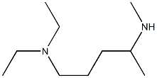 diethyl[4-(methylamino)pentyl]amine Struktur