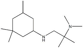 dimethyl({2-methyl-1-[(3,3,5-trimethylcyclohexyl)amino]propan-2-yl})amine Struktur